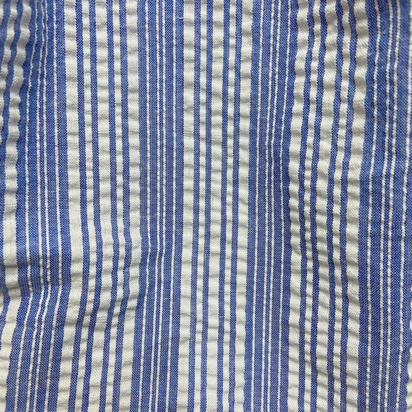 Nordstrom Blue/White Stripe Off the Shoulder Dress - Picture 5 of 6